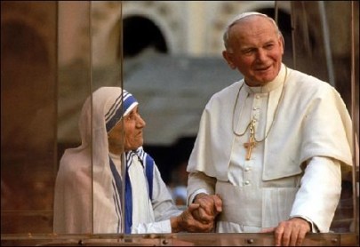Mother Teresa - Pope John Paul II